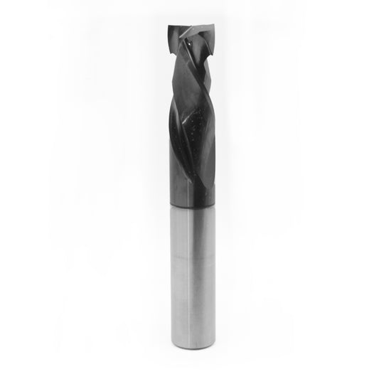 1/4" Diameter Black Ice Mortise Compression CNC Router Bit