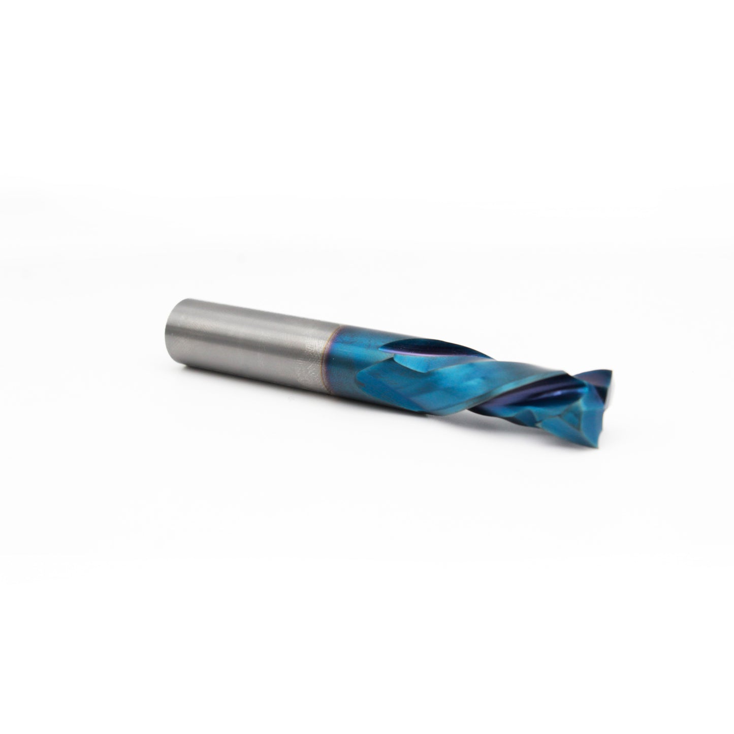 1/2" Diameter Blue Raptor Mortise Compression CNC Router Bit right view